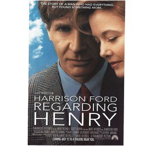 Harrison Ford Regarding Henry Mike Nicklos Film Movie AD 1990s  Vintage Print Ad